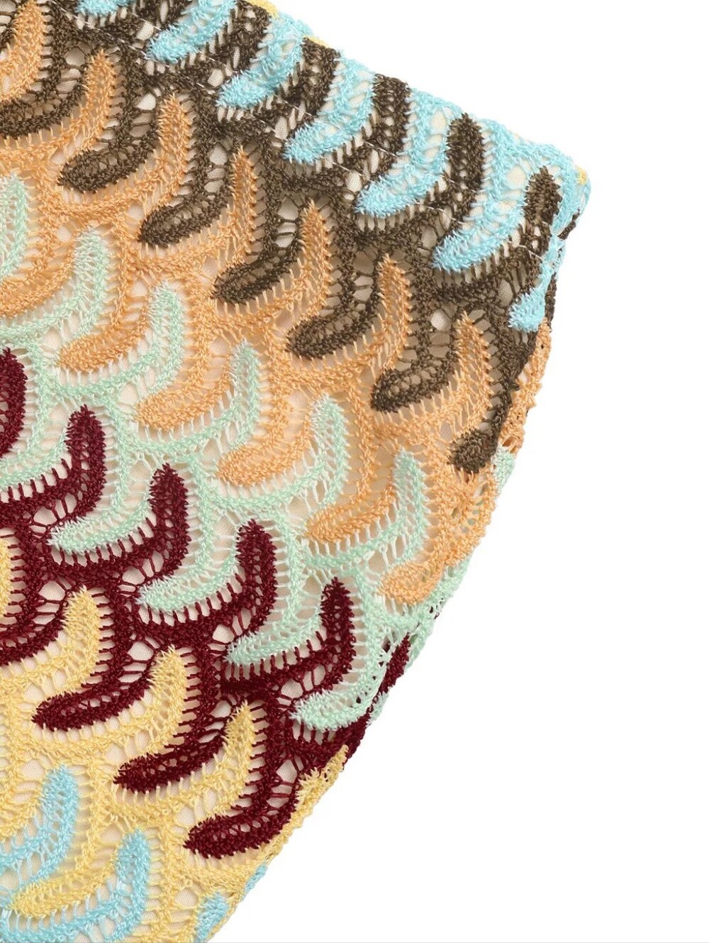 Crochet Drawstring Mini Skirt - Picture 10 of 10